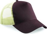 Cappello Da Baseball Beechfield Trucker A Rete Da Uomo RW260 (Taglia Unica) (Cioccolato/Caramello)