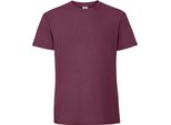 Maglietta Fruit Of The Loom Herren Premium PC3033 (L) (Burgunder)