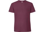 Maglietta Fruit Of The Loom Herren Premium RW5974 (3XL) (Burgunder)