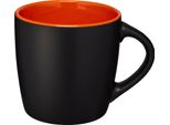 Tazza Bullet In Ceramica Riviera PF243 (8,4 X 8,8 Cm) (Nero/Arancione)