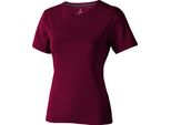 T-Shirt Elevate Nanaimo Da Donna, Manica Corta PF1808 (M) (Borgogna)