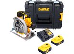 Sega Circolare Portatile Dewalt DCS570P2-QW 18,4 Cm Argento, Giallo 5500 Giri/Min