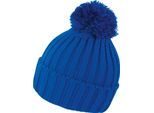 Result Cappello Unisex Winter Essentials Con Pompon RW3705 (Taglia Unica) (Blu Royal)