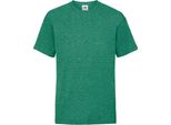 Maglietta Fruit Of The Loom Per Bambini, Manica Corta BC329 (3-4 Anni (104)) (Verde Retrò Screziato)