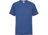 Maglietta Fruit Of The Loom Per Bambini, Manica Corta BC329 (3-4 Anni (104)) (Retro Royal Screziato)