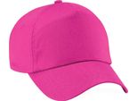 Berretto Da Baseball Beechfield Unisex Original Con 5 Pannelli PC2097 (Taglia Unica) (Fucsia)