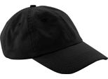 Beechfield Unisex 6 Panel Dad Cap BC3683 (Taglia Unica) (Nero)