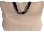Kimood Juco Borsa Con Manico, Grande PC3520 (Taglia Unica) (Natura/Naturale)