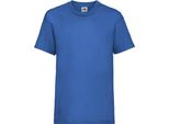 T-Shirt Fruit Of The Loom Per Bambini, Manica Corta (2 Pezzi/Confezione) BC4269 (3-4 Anni (104)) (Blu Reale)