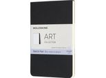 Moleskine 8058647626826 Moleskine Sketchpad, L/A5, 120G/Mq, Cartone, Nero