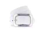 Vanzetti Pelle Cintura Classics 40Mm Belt W95 White Bianco