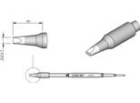 Punta Per Saldatura Jbc Serie C245 A Scalpello, C245907/2,2 X 1,0 Mm, Diritta C245907
