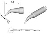Punta Per Saldatura Jbc Serie C115, Forma Rotonda, C115105/Ø 0,3 Mm, Curva C115105