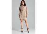 Lenitif Mini Abito Donna Henselt L058 Beige L/Xl