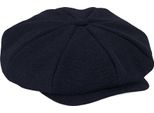Berretto Con Visiera Beechfield Unisex Heritage Baker Boy BC4151 (L/Xl) (Blu Navy/Spina Di Pesce)
