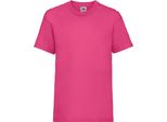 T-Shirt Fruit Of The Loom Per Bambini, Manica Corta (2 Pezzi/Confezione) BC4269 (3-4 Anni (104)) (Fucsia)