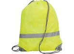 Borsa Da Palestra Shugon Stafford Hi-Vis Con Coulisse (13 Litri) (2 Pezzi/Confezione) BC4377 (Taglia Unica) (Hi Vis Yellow)