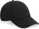 Berretto A 6 Pannelli In Cotone Organico Beechfield RW7087 (Taglia Unica) (Nero)