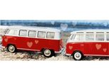 Artebene Scheda Autobus Sulla Spiaggia-21X8 Cm