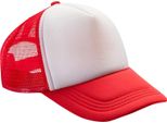 Result - Cappello Trucker Detroit BC4787 (Taglia Unica) (Rosso/Bianco)