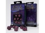 Call Of Cthulhu 7A Edizione Set Di Dadi Nero E Magenta (7)