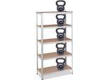 Relaxdays 2 X Scaffali Pesanti Zincati