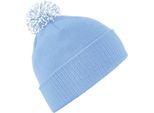 Beechfield - Berretto Da Uomo/Donna Unisex BC4657 (Taglia Unica) (Blu Cielo/Bianco)