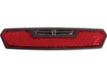 Axa Luce Posteriore Per E-Bike 'Juno', 50 Mm, 6-12V, Per Portapacchi, Rosso/Nero