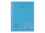 25X Herlitz 11199106 Schnellhefter Quality Karton Hellblau Din A4