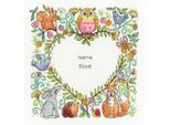 Set Per Punto Croce Heritage In Aida "Celebration"", Schema Contato, KCCE1606-A, 19,5X20Cm"