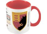 Harry Potter - Tazza Da Caffè "Orgoglio Della Casa Grifondoro"", Interno Bicolore BS3279 (Taglia Unica) (Rosa/Bianco/Giallo)"