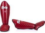 Protezione Tibia E Collo Del Piede Fairtex SP5 Super Comfort, Rosso Taglia Xl