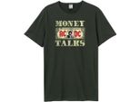 Amplified - Maglietta "Money Talks"" Per Uomo/Donna Unisex GD621 (Xs) (Charcoal)"