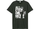 Amplified - Maglietta "All Eyes On Me"" Per Uomo/Donna Unisex GD623 (Xs) (Bianco/Carbone)"