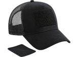 Beechfield Patch Snapback Trucker Cap PC3956 (Taglia Unica) (Nero)