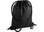 Bagbase Borsa Da Ginnastica Unisex Recycle PC4043 (Taglia Unica) (Nero)