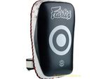 Fairtex Muay Thai Kick Pad - Forma Curva KPLC1 Compact, Nero/Bianco
