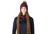 Hy - Snood "Synergy Luxury"" Da Donna BZ4304 (Taglia Unica) (Blu Navy/Fig)"