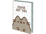 Pusheen - Taccuino "You've Got This"", Con Pelliccia, A5 PM3415 (Taglia Unica) (Bianco/Marrone)"