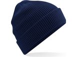 Beechfield - Berretto Con Polsini PC4626 (Taglia Unica) (Blu Marino)