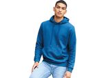 Awdis - Felpa Con Cappuccio, Biologica Per Uomo RW7955 (L) (Blu Inchiostro/Blu)