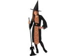 Bristol Novelty - Costume "Economy"" - Ragazze BN4374 (116) (Nero/Arancione)"