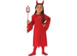 Bristol Novelty - Costume - Ragazze BN4378 (104) (Rosso)