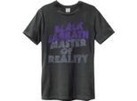 Amplified - Maglietta "Master Of Reality"" Per Uomo/Donna Unisex GD820 (Xs) (Charcoal)"