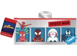 Spider-Man - Gomme, Set Da Disegno 4 Pezzi PM4351 (Taglia Unica) (Blu/Rosso/Nero)