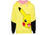 Pokemon - Felpa Con Cappuccio Per Ragazze NS6167 (146-152) (Giallo)