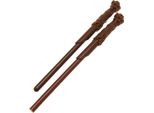 Harry Potter - Set Di Penne E Matite, Bacchetta TA9348 (Taglia Unica) (Marrone)
