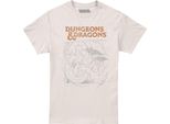 Dungeons & Dragons - Maglietta Da Uomo TV1784 (Xxl) (Naturale)