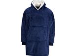 Ribbon - Felpa Con Cappuccio Reversibile Per Uomo/Donna Unisex RW8220 (Taglia Unica) (Blu)
