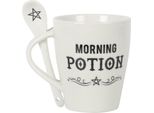 Something Different - Set Di Tazze "Morning Potion"" In Ceramica SD4048 (Taglia Unica) (Bianco/Nero)"